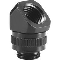 glacier m-f rotary fitting 45 - black black