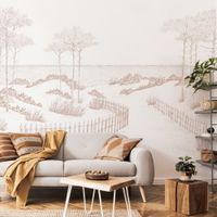 papel pintado panoramico - les landes - 7 tiras  336 x 270 cm
