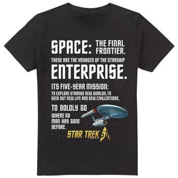 Star Trek Camiseta manga larga Intro para hombre