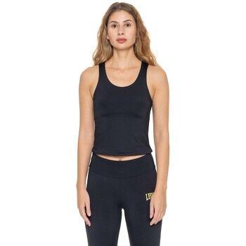 Leone 1947 Camiseta tirantes Woman Short Tank Active Gold para mujer