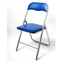 set 6 sillas plegables polo azul