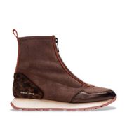 hispanitas para mujer hi254354 zapatillas de piel kansas marron 38 plano cremallera casual