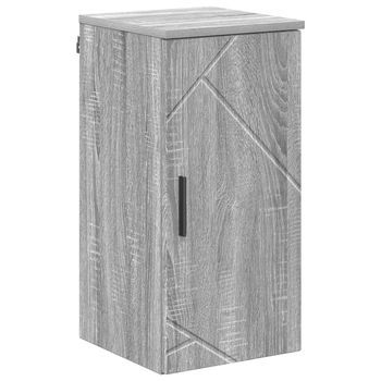 Gabinete De Baño Gris Sonoma 30 X 31,5 X 61 Cm Vidaxl