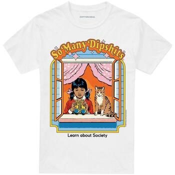 Steven Rhodes Camiseta So Many Dipshits para mujer