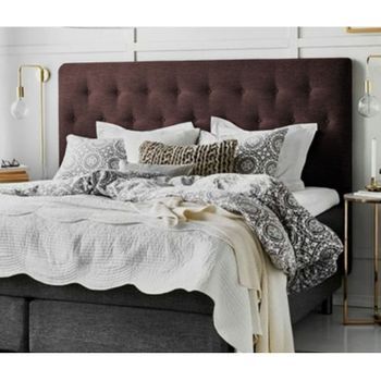 Cabecero De Cama Tapizado Antimanchas Paris 165*70 Marrón