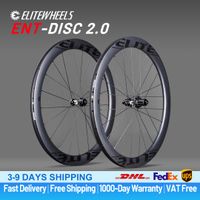 juego de ruedas de carbono elitewheels ent 20 con frenos de disco 700c bloqueo central calidad uci para ciclismo de carretera