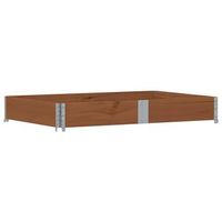 collar de palet madera maciza de pino marron 150x100 cm vidaxl