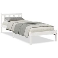 cama extralarga sin colchon madera maciza de pino 80x220 cm