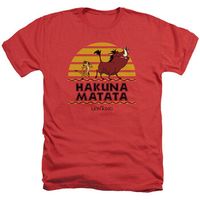 the lion king camiseta hakuna matata para hombre