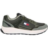 tommy hilfiger zapatillas deporte em0em01494 runner mix material para hombre