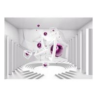 papel pintado 3d - along the corridor 400x280 cm