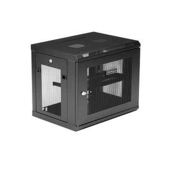 Armario Rack StarTech RK9WALM 9U pared acero 90 kg negro estante 1U