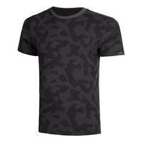 neo feel the vybe aop camiseta de running hombres-negro