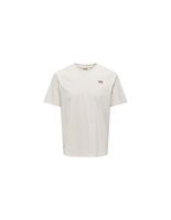 camiseta only  sons onsdawson reg ss tee vd hombre silver lining