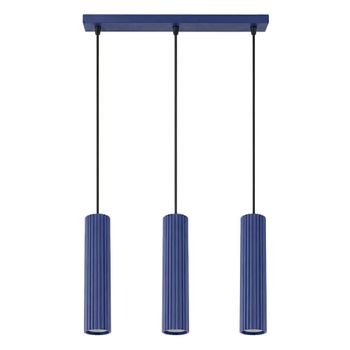 Lámpara colgantes ultramar aluminio alt. 98 cm