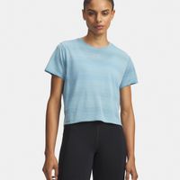 under armour velociti  camiseta de running mujeres - azul claro plateado