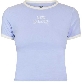 New Balance Blusa Heritage Ringer para mujer