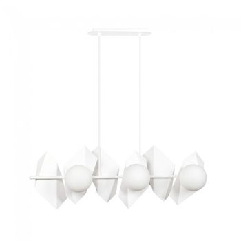 Regleta de techo escena blanco (6 luces)