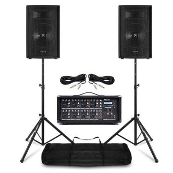 Sistema de sonido Vonyx VPS082A 800W RMS Bluetooth Mezclador 8 canales