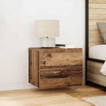 Vidaxl Armario De Noche 2 Uds. Madera Vieja 50 X 39 X 41 Cm