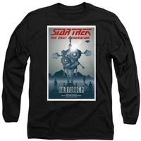 star trek camiseta manga larga the next generation season 3 episode 1 para mujer