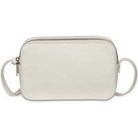 calvin klein jeans bolso de mano emblem aop elongated camera bag para mujer