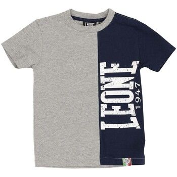 Leone 1947 Tops y Camisetas Boy T-Shirt Short Sleeves Grey Boy para niño