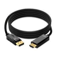 atlantis land a04-dphdmi-18 adaptador de cable de video 18 m displayport hdmi negro
