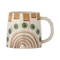 taza de gres verde h11