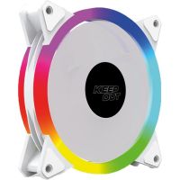 refrigeracion aire keep out 120mm 1600 rpm xfc-120srw led rgb ambar azul verde rojo