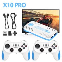 nueva consola de videojuegos retro de 128g consola de juegos con dos controles inalambricos x10 pro game stick 4k