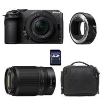 camara mirrorless nikon z30 209mp 16-50mm  50-250mm wifi bluetooth