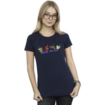 Disney Camiseta The Little Mermaid Under The Sea para mujer