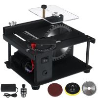 sierra de mesa miniatura de 200w con enchufe eu velocidad de 3000rpm y angulo ajustable de 0 a 90 altura ajustable pa