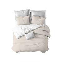 funda nordica vichy beige -  cama160 250x270