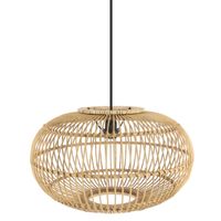 abrila lampara rejilla natural modelo viseu beige 50 cm