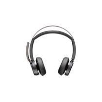 HP Poly Auriculares Voyager Focus 2 USB-C-C + adaptador USB-C/A + base de carga