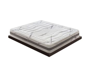 Colchón 120x190 viscoelástica - 22 cm de altura - 3 cm de espuma viscoelástica - funda de carbono