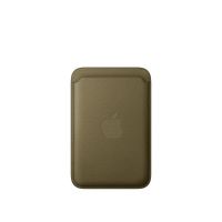 cartera apple magsafe finewoven para iphone oliva oscuro