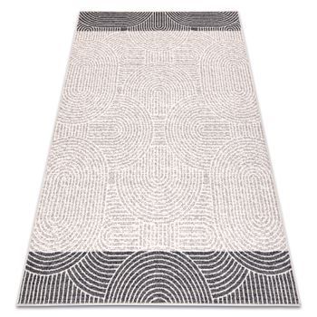 Alfombra Wool Angel 7901 / 52022 Geometric Beige / Gris 80x150 Cm