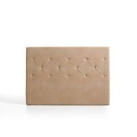 cabecero zafiro para cama de 150 de tela camel 154x115x8 matris