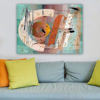 pintura decorativa lienzo 46392388770100 multicolor 70x100 cm