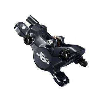 Shimano - Pinza de freno hidráulico DEORE XT BR-M8100 para bicicleta de montaña, 2 pistones, modulación precisa y retracción rápida de pistones, compatible con discos RT-MT800 y manetas
