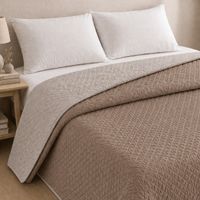 donegal collections - colcha bouti premium cama 90 105135 150 y 180cm - colcha reversible bicolor primavera-verano - acolchado fino microfibra extrasuave calidad- cubre cama multiusos