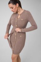vestido mini de mezcla de cachemira marciano