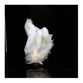Quartz De Soul + Calcita - Piedra Natural De Francia, La Mure - Cristal De Cuarzo Con Faden Y Calcita, Colección De Sébastien Cavillier & Cédric