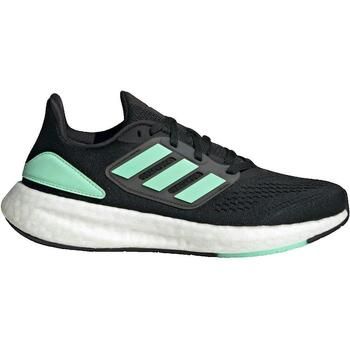 adidas Zapatillas Baskets basses sportives en cuir noir para mujer