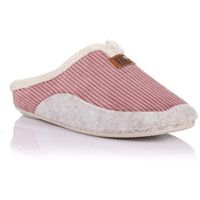 nortenas pantuflas zapatilla de casa - pana para mujer