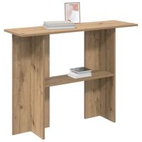 mesa consola  mesa de entrada roble artesanal 100 x 30 x 75 cm