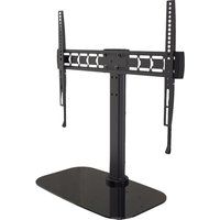 adtts0311 405 mm table top tv stand with bracket - black black